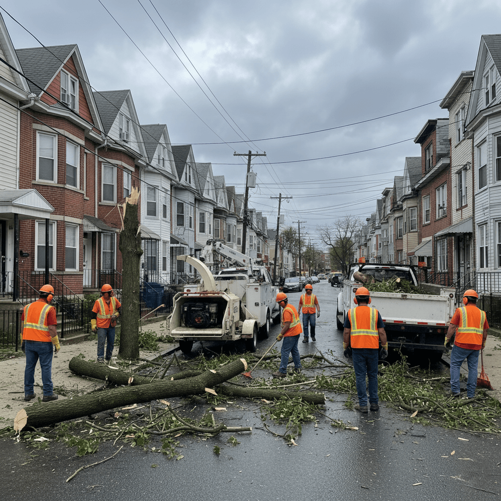storm damage cleanup union city nj