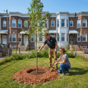 tree planting union city nj