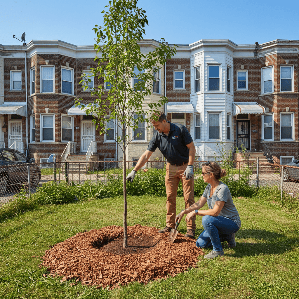 tree planting union city nj