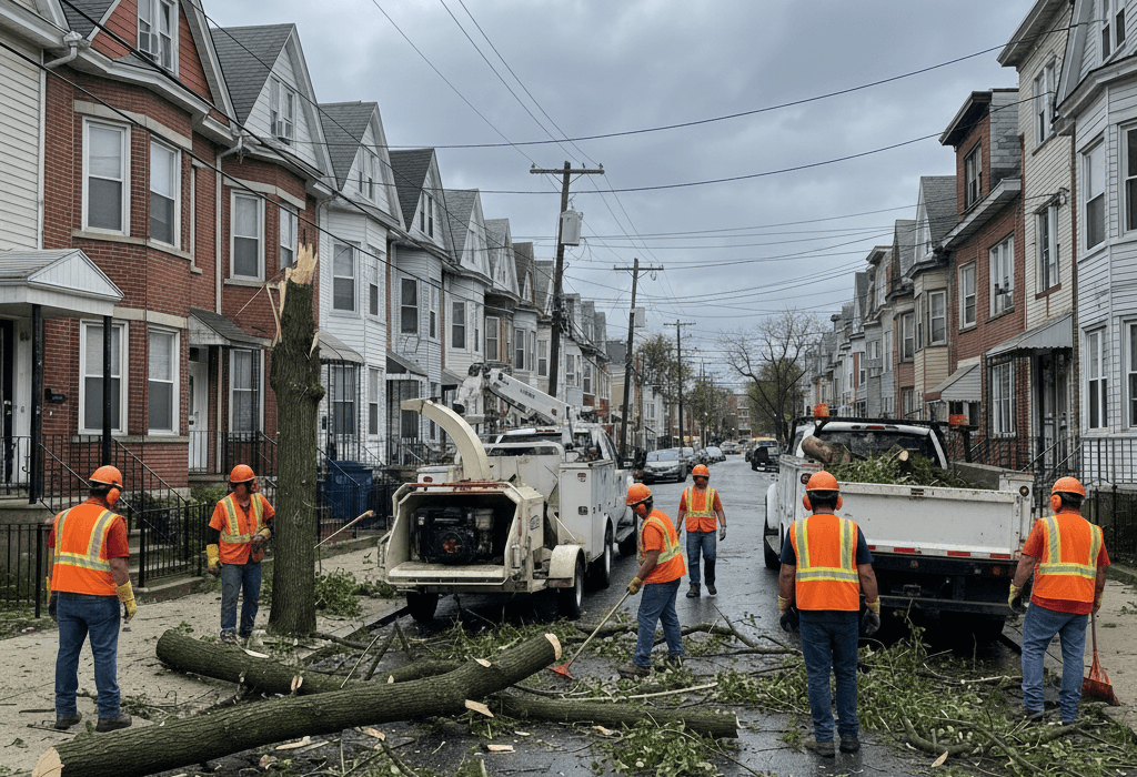 storm damage cleanup union city nj